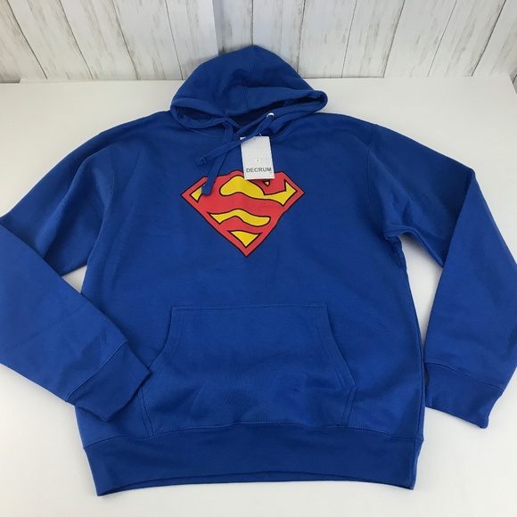 Decrum Other - Decrum Blue Superman Hoodie Size Large